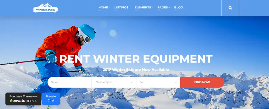 8+ Best Snow WordPress Themes 15 WinterZone