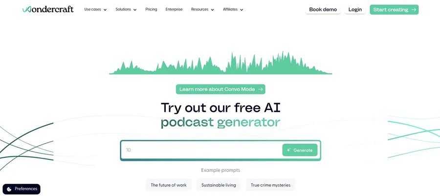 6+ Best AI Podcast Generators 11 Wondercraft AI Podcast Generator
