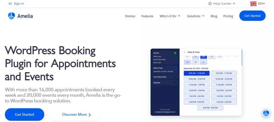 8+ Best WordPress Calendar Plugins Compared 11 Amelia