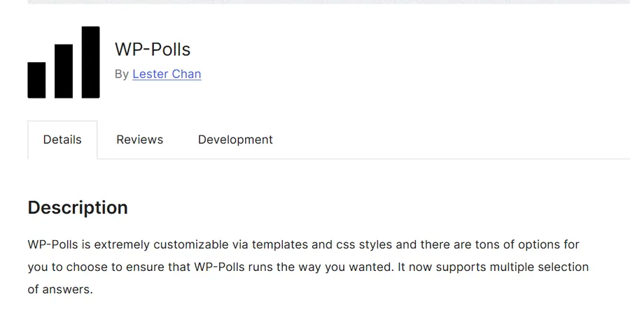6 Best WordPress Poll Plugins for Instant Feedback 14 WP-Polls