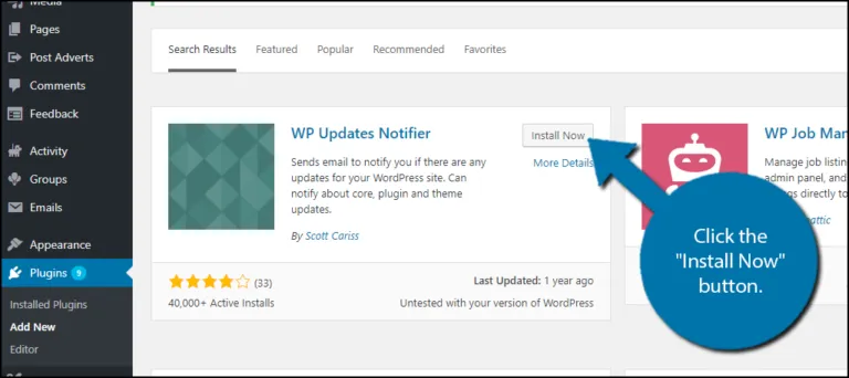 WP Updates Notifier Installation